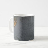 MUG DRAPEAU NOIR ET ORANGE STRIPÉ (Devant gauche)