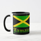 Mug Drapeau, noir, vert et jaune de la Jamaïque (Gauche)