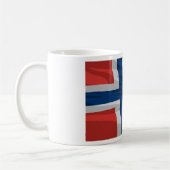 Mug Drapeau Norvège Rouge Et Bleu (Gauche)