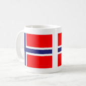 Mug Drapeau norvégien (Devant gauche)