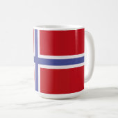 Mug Drapeau norvégien (Devant droit)