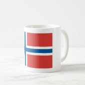 Mug Drapeau norvégien (Devant droit)