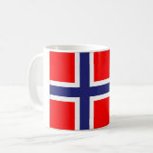Mug Drapeau norvégien (Devant gauche)