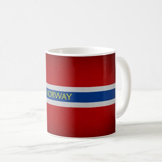 Mug Drapeau norvégien (Devant droit)