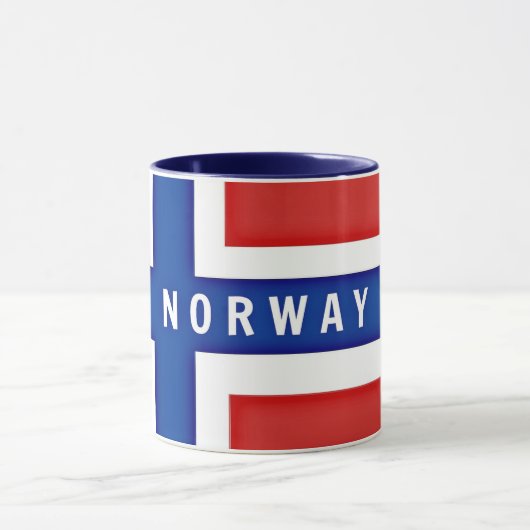 Mug Drapeau norvégien (Centre)
