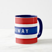 Mug Drapeau norvégien (Devant droit)