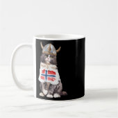 Mug Drapeau norvégien de la forêt (Gauche)