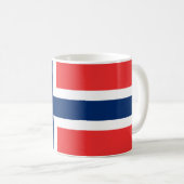Mug Drapeau (norvégien) de la Norvège (Devant droit)