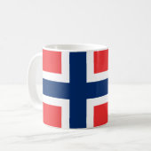 Mug Drapeau (norvégien) de la Norvège (Devant gauche)