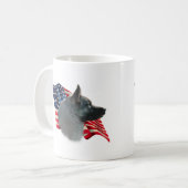 Mug Drapeau norvégien Elkhound (Devant gauche)