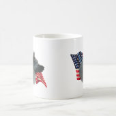 Mug Drapeau norvégien Elkhound (Centre)
