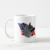 Mug Drapeau norvégien Elkhound (Gauche)