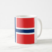 Mug Drapeau norvégien (Norvège) (Devant droit)