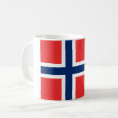 Mug Drapeau norvégien (Norvège) (Devant gauche)