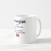 Mug Drapeau norvégien Norvège Drapeau norvégien Patrim (Devant droit)