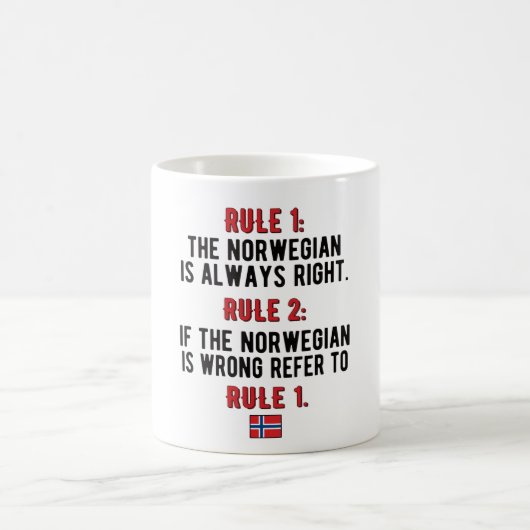 Mug Drapeau norvégien Norvège Drapeau norvégien Patrim (Centre)