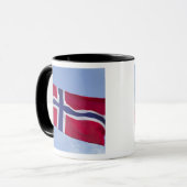 Mug Drapeau norvégien RF) (Devant gauche)