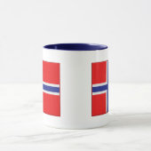 Mug Drapeau norvégien scandinave (Centre)