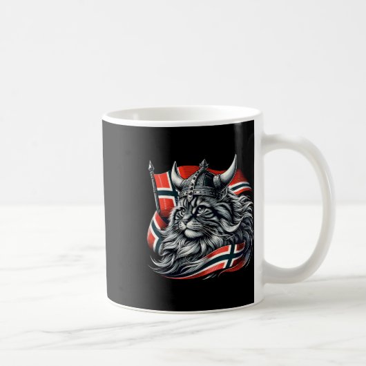 Mug Drapeau norvégien Viking Norvège (Droite)