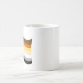 Mug Drapeau ondoyant de la fierté de l'ours (Centre)