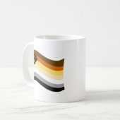 Mug Drapeau ondoyant de la fierté des ours (Devant gauche)