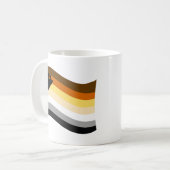 Mug Drapeau ondoyant de la fierté des ours (Devant gauche)