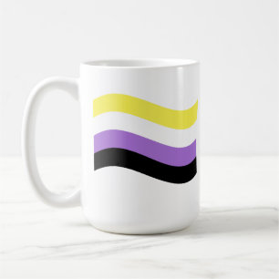 Mug Drapeau ondoyant non binaire