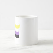 Mug Drapeau ondoyant non binaire (Centre)