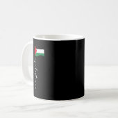 Mug Drapeau Palestine avec nom Palestine pour Palestin (Devant gauche)