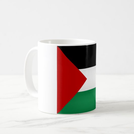 Mug Drapeau palestinien cool (Devant gauche)