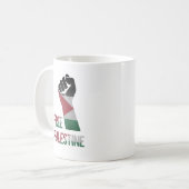 Mug drapeau palestinien de palestine libre (Devant gauche)