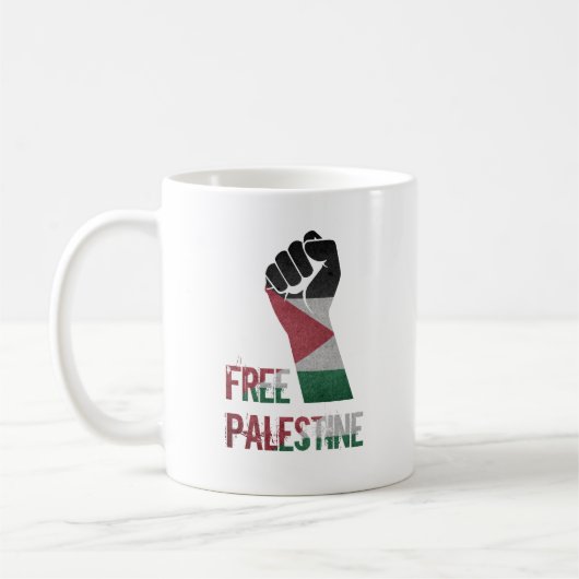 Mug drapeau palestinien de palestine libre (Gauche)