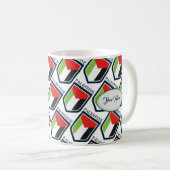 Mug Drapeau palestinien et palestinien Customisé (Devant droit)