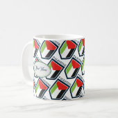 Mug Drapeau palestinien et palestinien Customisé (Devant gauche)