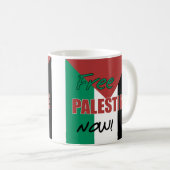 Mug Drapeau palestinien libre (Devant droit)