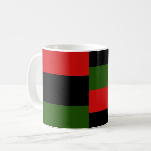 Mug Drapeau panafricain (Devant gauche)