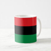 Mug Drapeau panafricain de l'UNIA (Devant droit)