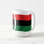 Mug Drapeau panafricain (UNIA) (Devant droit)