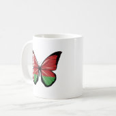 Mug Drapeau papillon biélorusse (Devant gauche)