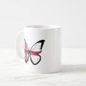 Mug Drapeau papillon d'Angleterre (Devant gauche)