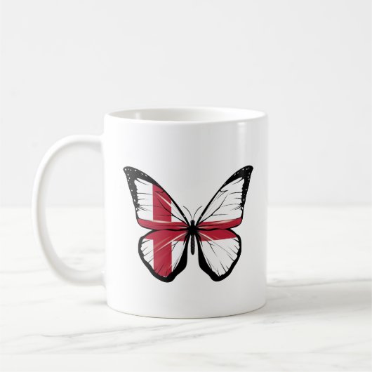 Mug Drapeau papillon d'Angleterre (Gauche)