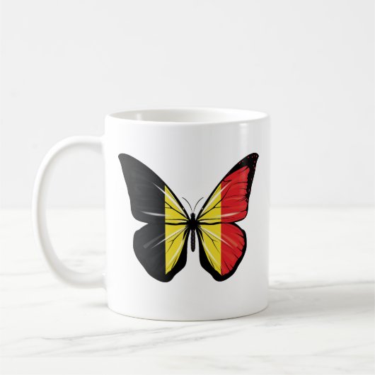 Mug Drapeau papillon de Belgique (Gauche)