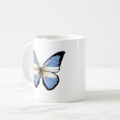 Mug Drapeau papillon de l'Argentine (Devant gauche)