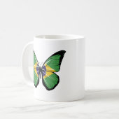 Mug Drapeau papillon du Brésil (Devant gauche)
