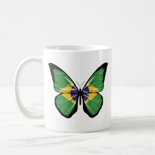 Mug Drapeau papillon du Brésil