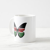 Mug Drapeau papillon du Kenya (Devant gauche)
