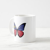 Mug Drapeau papillon du Liechtenstein (Devant gauche)