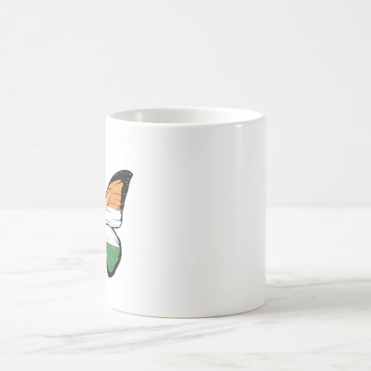 Mug Drapeau papillon indien (Centre)