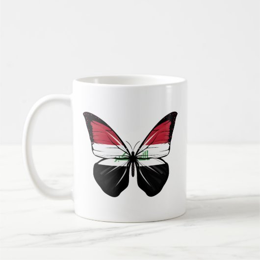 Mug Drapeau papillon irakien (Gauche)