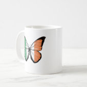 Mug Drapeau papillon irlandais (Devant gauche)